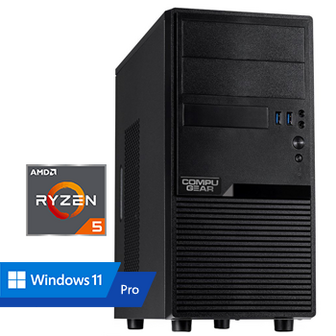 Ryzen 5 4600G - 16GB RAM - 500GB M.2 SSD - WiFi - Desktop PC (Home Office HR5G-16R500M)