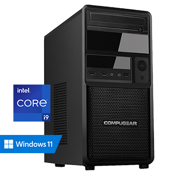 Core i9 10900 - 32GB RAM - 250GB M.2 SSD - 1TB HDD - DVD - WiFi - Desktop PC (Premium PC9-32R250M1H)